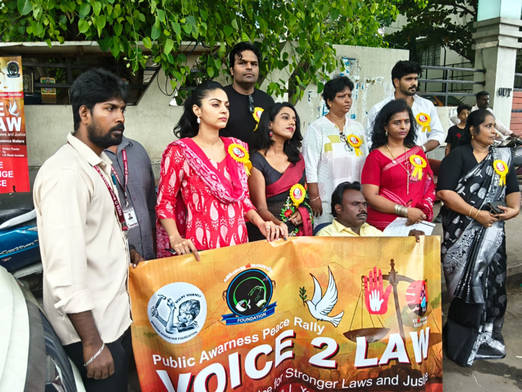 image-19-1024x768 குற்றவாளிகளுக்கு கடுமையான தண்டனை கோரி 'VOICE2LAW' அமைதிப் பேரணி: நடிகை ஷெனம் செட்டி பங்கேற்பு