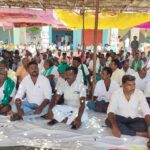 மேகமலை உள்ளிட்ட 98 மலை கிராம மக்களை வெளியேற்ற எதிர்ப்பு தெரிவித்து காத்திருப்பு போராட்டம்.